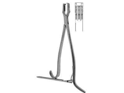 Kern Bone Holding Forceps – 17cm, With Ratchet