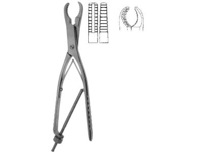 Ulrich Bone Holding Forceps 23cm